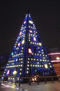 árbol de navidad de Pacman